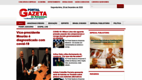 What Portalgazetadoamazonas.com.br website looked like in 2020 (4 years ago)