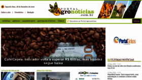 What Portalagronoticias.com.br website looked like in 2020 (3 years ago)