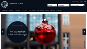 What Portal.uni-koeln.de website looked like in 2020 (3 years ago)