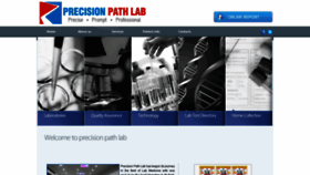 What Precisionpathlab.com website looked like in 2020 (3 years ago)
