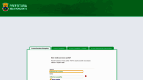 What Portaldoservidor.pbh.gov.br website looked like in 2020 (3 years ago)