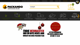 What Packando.de website looked like in 2020 (3 years ago)