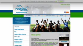 What Podkowagruszczyn.pl website looked like in 2020 (3 years ago)