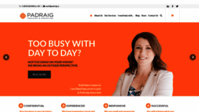 What Padraig.ca website looked like in 2020 (3 years ago)