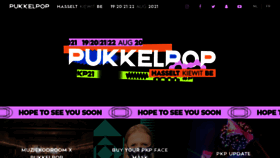 What Pukkelpop.be website looked like in 2020 (3 years ago)