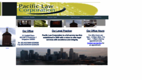 What Pacificlawcorp.com website looked like in 2020 (3 years ago)