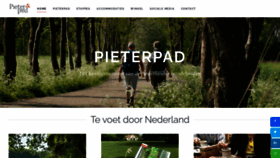 What Pieterpad.nl website looked like in 2020 (3 years ago)