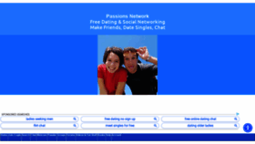 What Passionsnetwork.com website looked like in 2020 (3 years ago)