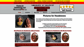 What Photosforheadstones.com website looked like in 2020 (3 years ago)