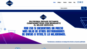 What Prismaenvase.mx website looked like in 2020 (4 years ago)