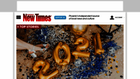 What Phoenixnewtimes.com website looked like in 2020 (3 years ago)
