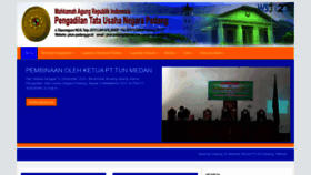 What Ptun-padang.go.id website looked like in 2020 (3 years ago)