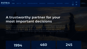 What Patriacf.com website looked like in 2021 (4 years ago)