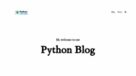 What Pythontraininghq.com website looked like in 2021 (3 years ago)