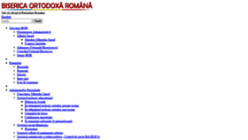 What Patriarhia.ro website looked like in 2021 (3 years ago)