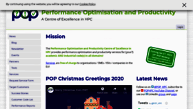 What Pop-coe.eu website looked like in 2021 (3 years ago)