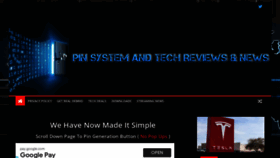 What Pinsystem.co.uk website looked like in 2021 (3 years ago)