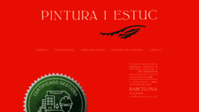 What Pinturaiestuc.com website looked like in 2021 (3 years ago)