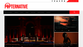What Popternative.com website looked like in 2021 (3 years ago)