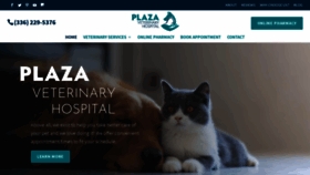 What Plazavethospital.com website looked like in 2021 (3 years ago)