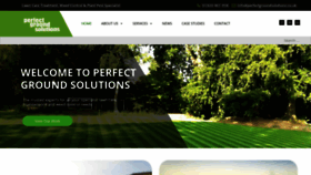 What Perfectgroundsolutions.co.uk website looked like in 2021 (3 years ago)