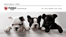 What Petmedclinic.com website looked like in 2021 (3 years ago)
