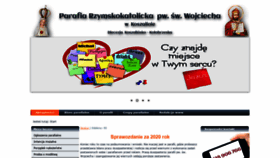 What Parafiawojciech.pl website looked like in 2021 (3 years ago)