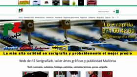 What Pzserigrafia.com website looked like in 2021 (3 years ago)