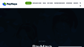 What Paymaya.com website looked like in 2021 (3 years ago)