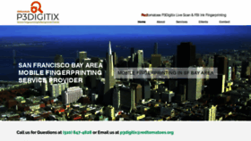 What P3digitixlivescan.com website looked like in 2021 (3 years ago)