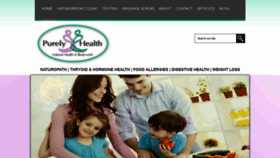 What Purelyhealth.co.nz website looked like in 2021 (3 years ago)