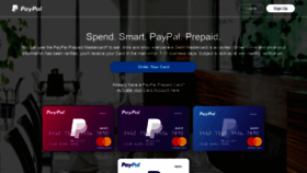 What Paypal-prepaid.com website looked like in 2021 (3 years ago)