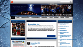 What Polskaszkolaferdynanda.org website looked like in 2021 (3 years ago)
