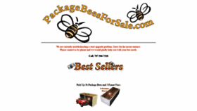 What Packagebeesforsale.com website looked like in 2021 (3 years ago)