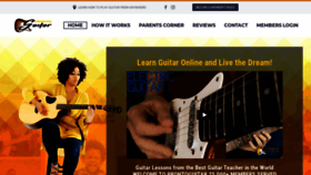 What Prontoguitar.com website looked like in 2021 (3 years ago)