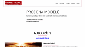 What Prodejnamodelu.cz website looked like in 2021 (3 years ago)