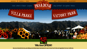 What Pasadenafarmersmarket.org website looked like in 2021 (3 years ago)