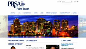 What Prsapalmbeach.org website looked like in 2021 (4 years ago)
