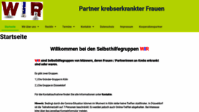 What Partner-krebserkrankter-frauen.de website looked like in 2021 (3 years ago)