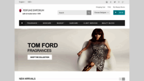 What Perfumeemporium.com website looked like in 2021 (3 years ago)