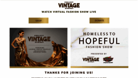 What Projectvintagerunway.com website looked like in 2021 (3 years ago)