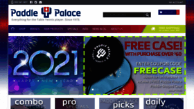 What Paddlepalace.com website looked like in 2021 (3 years ago)