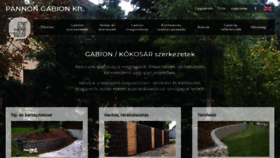 What Pannongabion.hu website looked like in 2021 (3 years ago)