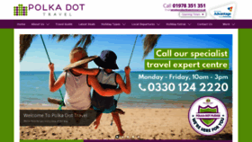 What Polkadottravel.co.uk website looked like in 2021 (3 years ago)