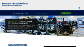 What Princetonfitnessandwellness.com website looked like in 2021 (3 years ago)