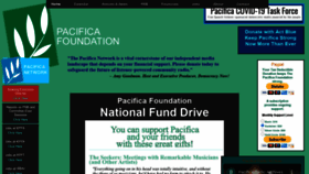 What Pacifica.org website looked like in 2021 (3 years ago)