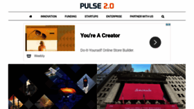 What Pulse2.com website looked like in 2021 (3 years ago)