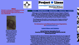 What Projectlinusabq.org website looked like in 2021 (3 years ago)