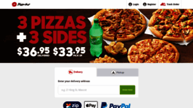 What Pizzahut.com.au website looked like in 2021 (3 years ago)