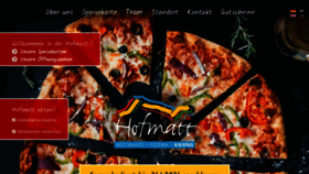 What Pizzeria-hofmatt.ch website looked like in 2021 (3 years ago)